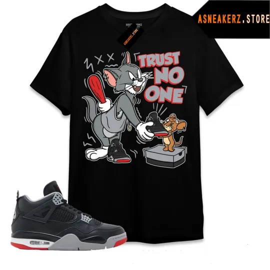 Discover Shirt Match AJ 4 Bred Reimagined Sneaker Matching Tee
