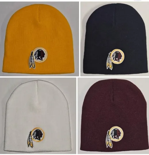 Discover Washington  Redskins Beanie 🏈Knit Hat  🏈football PATCH/LOGO 🏈SPECIAL EDITION🏈NEW