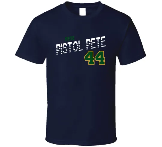 Discover Pete Maravich 44 Pistol Pete Basketball Fan T-Shirt