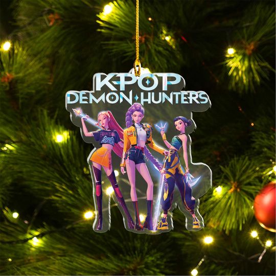 Discover Huntrx Acrylic Ornament, Demon Hunters Acrylic Ornament, Huntrix Girls Ornament, Kpop Demon Hunter Acrylic Ornament