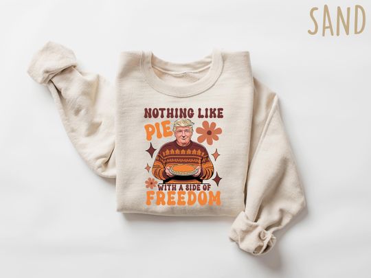 Discover Trumpkin Pie Sweatshirt, Make Thanksgiving Great Again, Funny Thanksgiving Shirt, Thanksgiving Family Tee, Thanksgiving Crew Tee, Fall Shirt