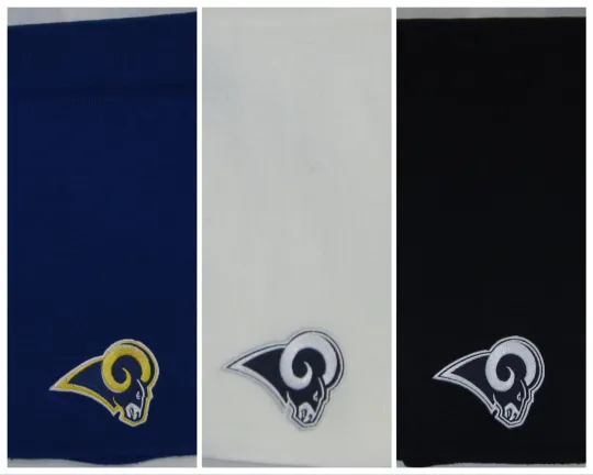Discover Los Angeles Rams Knit Scarf ~Classic football Patch/Logo ~3 Cool Colors ~NEW ~Hot