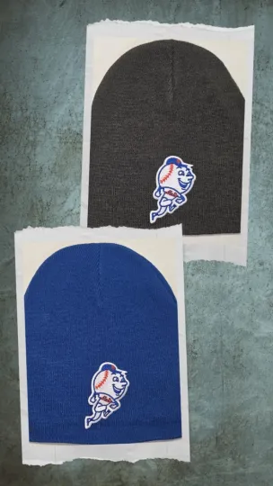 Discover New York Mets Beanie ⚾️Knit Cap ⚾️Hat ⚾️Classic MLB Patch/Logo ⚾️2 Colors ⚾️NEW