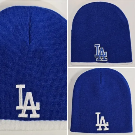 Discover Los Angeles Dodgers Beanie ~Knit Cap ~Hat~CLASSIC PATCH/LOGO ~Cool~NEW