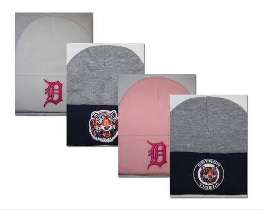 Discover Detroit Tigers Beanie ~Knit Cap ~Hat ~CLASSIC MLB PATCH/LOGO ~4 Hot Styles ~NEW