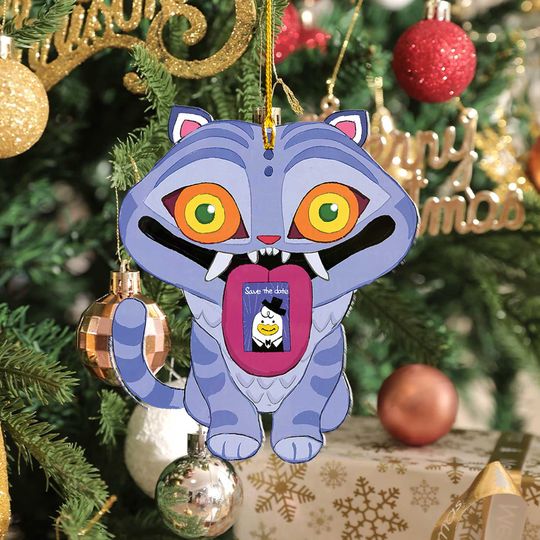 Kpop Demon Hunters Derpy Acrylic Ornament, Huntrix Acrylic Ornament, Derpy Tiger Ornament, Demon Hunter Tiger Acrylic Ornament, Saja Boys