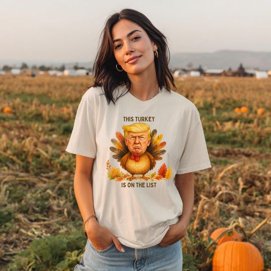 Discover Political Thanksgiving Shirt  Turkey Day Parody Tee, Funny Anti-Trump Holiday Graphic T-Shirt