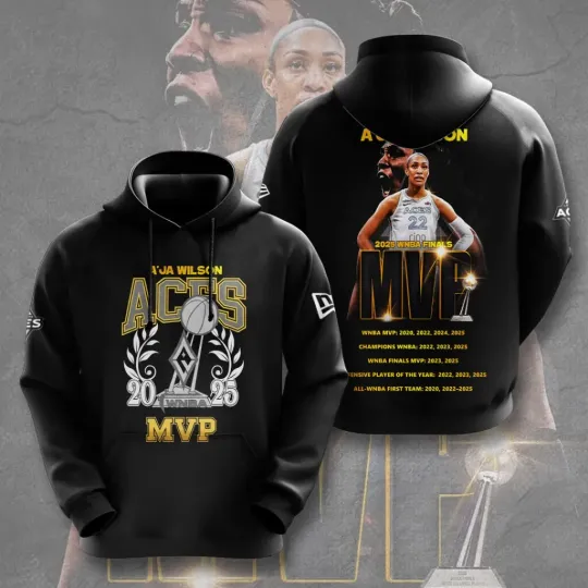 Discover Aces x A’ja Wilson 3D Hoodie