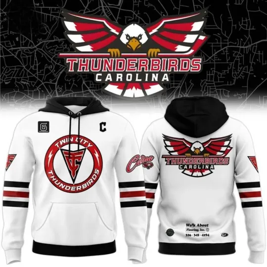 Discover Limited Carolina Thunderbirds 3D Hoodie 2025-2026 Season