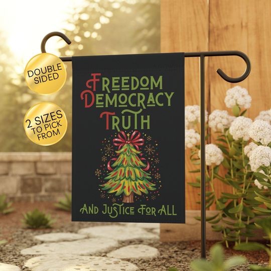 Discover Anti Trump Garden Flag: FDT Winter Design, Liberal Activist Decor