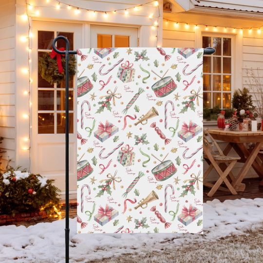 Subtle F*ck Trump Christmas Garden Flag, Political Holiday Decor, Anti Trump Gift, Sarcastic Outdoor Flag, Funny Yard Banner 2025