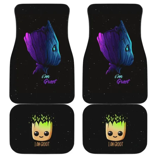 Discover I Am Groot Car Floor Mats Movie Car Accessories Custom For Fans