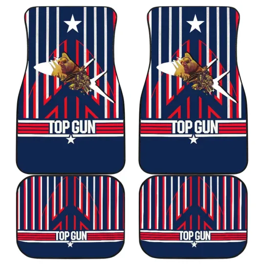 Discover Top Gun Car Floor Mats Movie Car Accessories Custom For Fans
