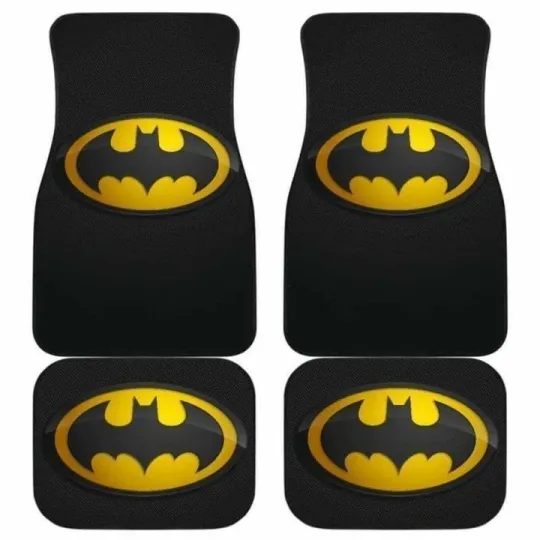 Discover Batman Car Floor Mats – Amazing Superhero Logo Custom Auto Interior Accessories