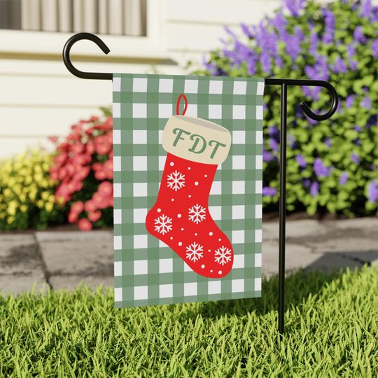 Discover FDT Christmas Garden Flag, FDT Garden Flag, Christmas Garden Flag, Anti Trump Holiday, Subtle Anti Trump, Democrat Gift, Liberal Yard Flag