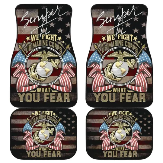 Discover United States Marine Corps Car Floor Mats Armed Forces Car Accessories