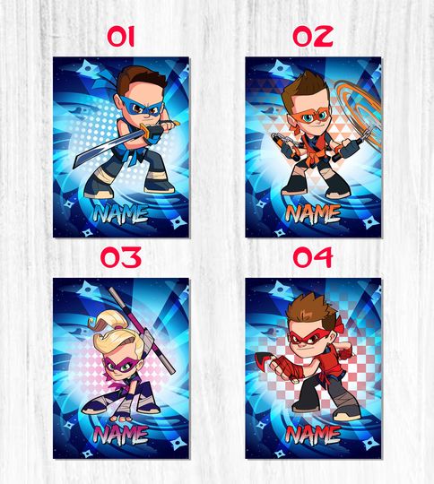 Discover Ninja Kidz Tv Family Birthday Blanket/Ninja Kidz TV Birthday Blanket/Ninja Kidz TV Blanket/Custom Ninja Kidz TV Birthday Blanket OHRV13