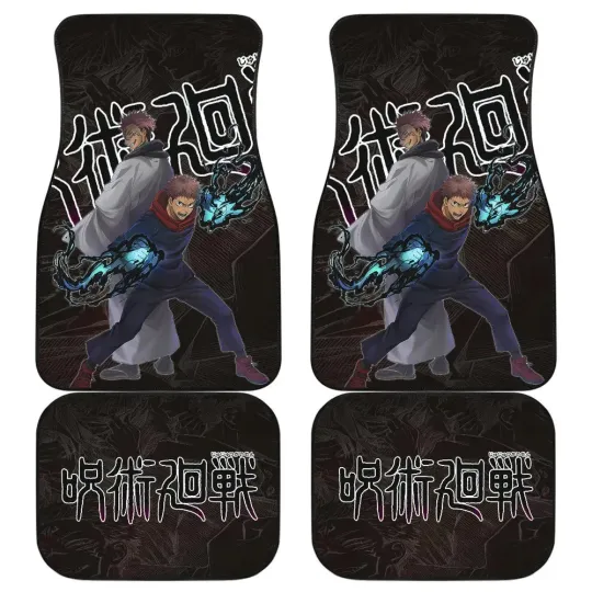 Discover Itadori Yuji And Sukuna Jujutsu Satoru Car Floor Mats Anime Car Accessories