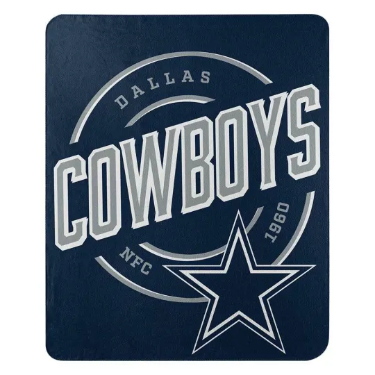 Discover Dallas Football Team Cowboys Star Logo Soft Fleece Throw Blanket