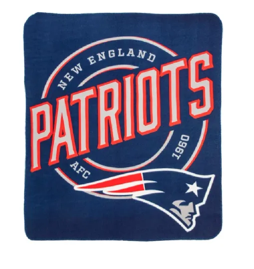 Discover Northwest New England Football Team Patriots Large Soft Fleece Throw Blanket