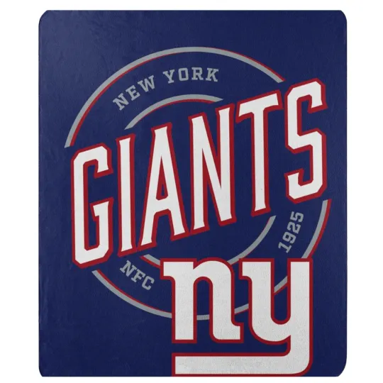 Discover New York Football Team Giants Licensed Fleece Throw Blanket