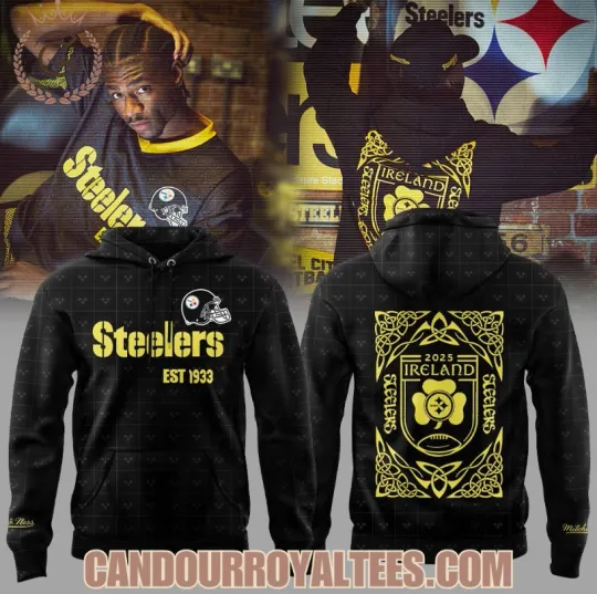 Discover Pittsburgh Steeler Ireland Collection 3D Printed Hoodie