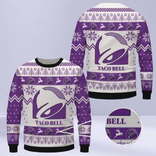 Discover Funny Fast Food Christmas Sweater  Ugly Xmas Pullover, Junk Food Lover Holiday Gift for Her