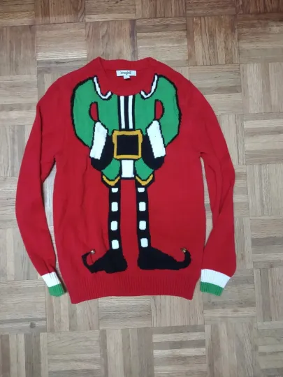 Discover UGLY CHRISTMAS SWEATER Elf Body Size Medium IMAGIN8 brand
