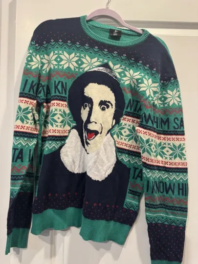 Discover ELF Celebrate Together Pullover Size Large Unisex Ugly Christmas Sweater