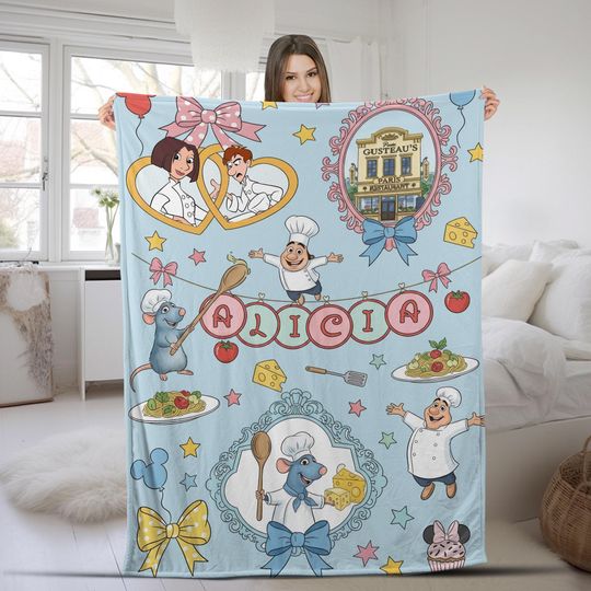 Discover Personalized Disney Ratatouille Blanket, Remy Ratatouille Blanket