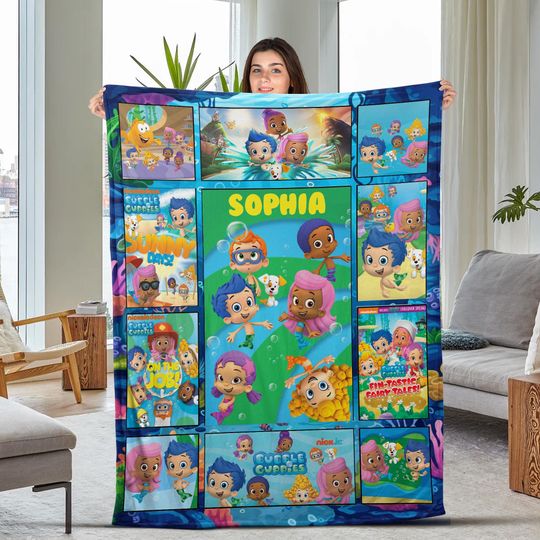 Discover Bubble Guppies Blanket, Bubble Guppies Blanket, Bubble Guppies Characters Molly Goby