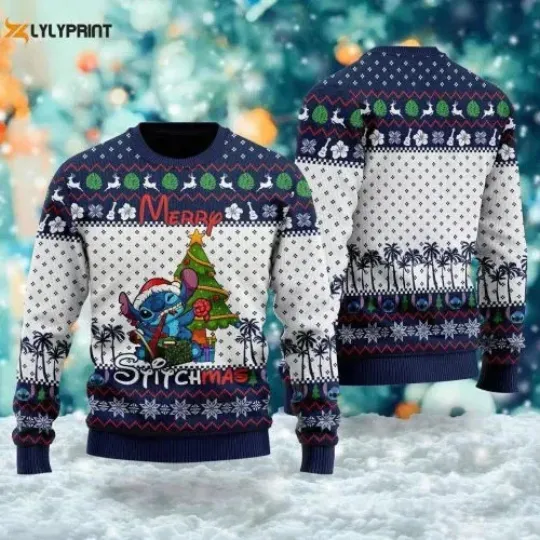 Discover Merry Stitchmas 3D All-Over Print Ugly Christmas