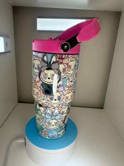 Discover 30oz Glossy Energy Tumbler with Flip Straw