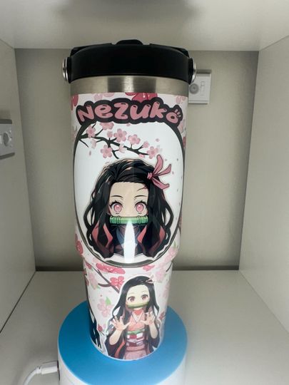 Discover 30oz  Anime Girl  Water Bottle Tumbler with Flip Straw