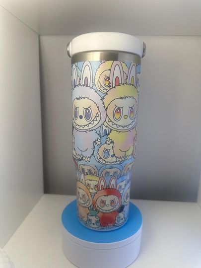 Discover 30oz Cute Energy Monster Bubu No Bow Water Bottle Tumbler