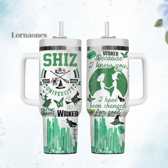 Halloween Wicked Witch Tumbler 40oz, Wicked Witch Tumbler Mug, Horror Halloween Tumbler Gift, The Wizard Of Oz Tumbler, Halloween Gift