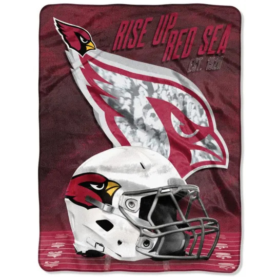 Discover Arizonna Football Team Cardinals Silk Touch Plush Super Soft Blanket