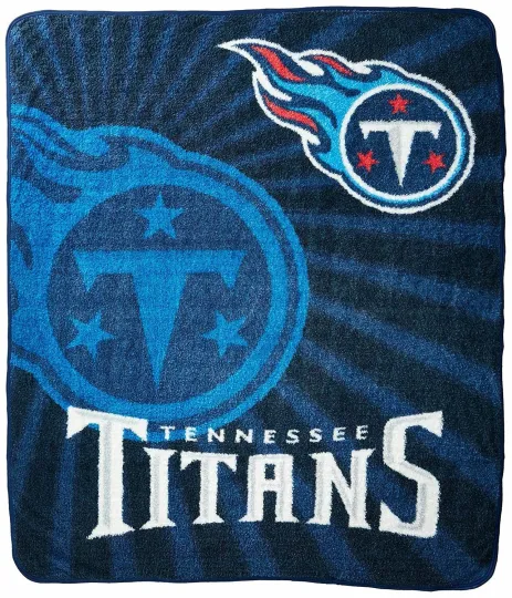 Discover Tennessee Football Team Titans Super Soft Throw Blanket Large