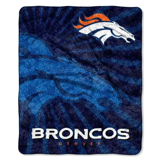Discover Denver  Football Team Broncos Super Soft Throw Blanket