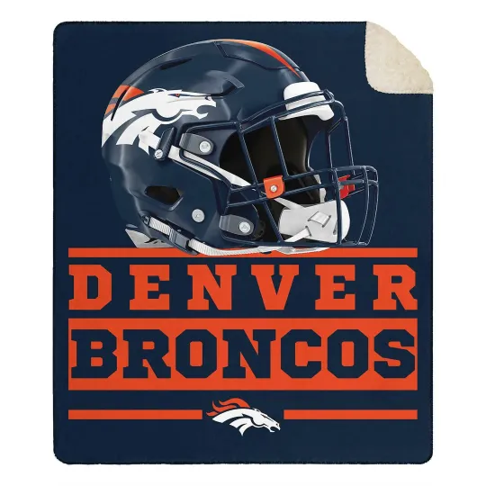 Denver Football Team Broncos Soft Large Throw Blanket