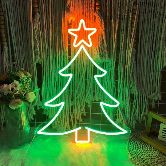 Discover Christmas Tree Neon Sign Christmas Neon Light Christmas Home Room Wall Decor Party Event Decor Xmas Neon Sign Bar Shop Xmas Gifts