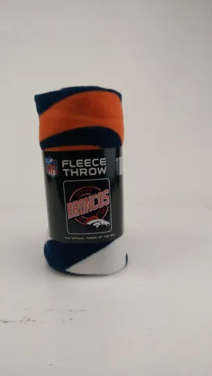 Fleece Throw Blanket Campaign football Denver Football Broncos