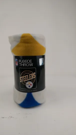 Discover Soft Fleece Throw Blanket Campaign football Pittsburgh Football Steeler