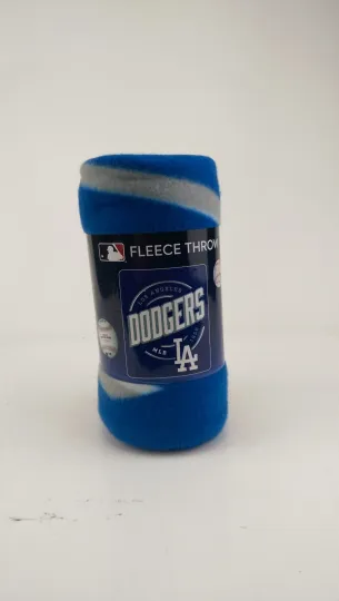 Soft Fleece Throw Blanket Campaign Los Angeles Baseball Dodgers