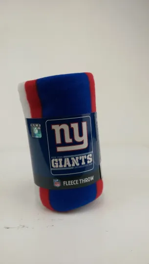 Discover Soft Fleece Throw Blanket Split Wide football New York Football Giants