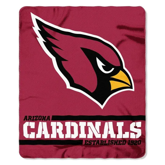Discover Arizonna Football Cardinals Split Wide Soft Fleece Throw Blanket
