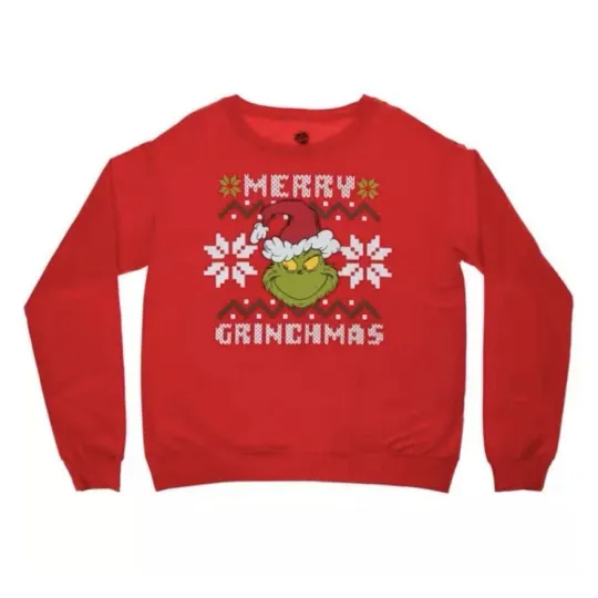 Discover funny character Christmas Sweater Sweatshirt Ugly Sweater Adult Unisex Size Medium M NEW