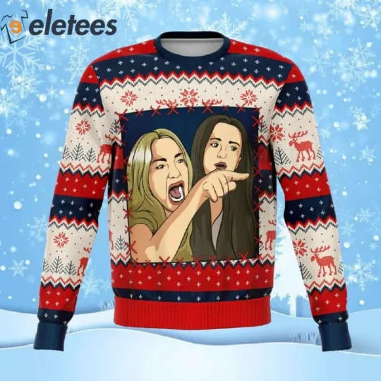 Discover Karen Yelling Funny Ugly Christmas Sweater 8SD8Z2O9