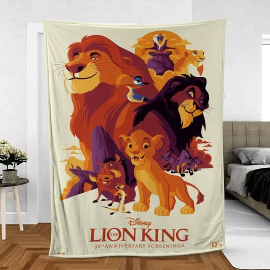 Discover Disney The Lion King 30th Anniversary Fleece Blanket
