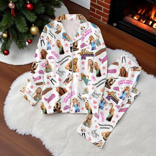 Discover Hannah Montana Lifes What You Make It Pajamas Set | Disney Sleepwear | Christmas Gift for Fans
